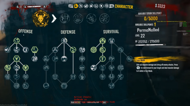 dead island riptide skill trees