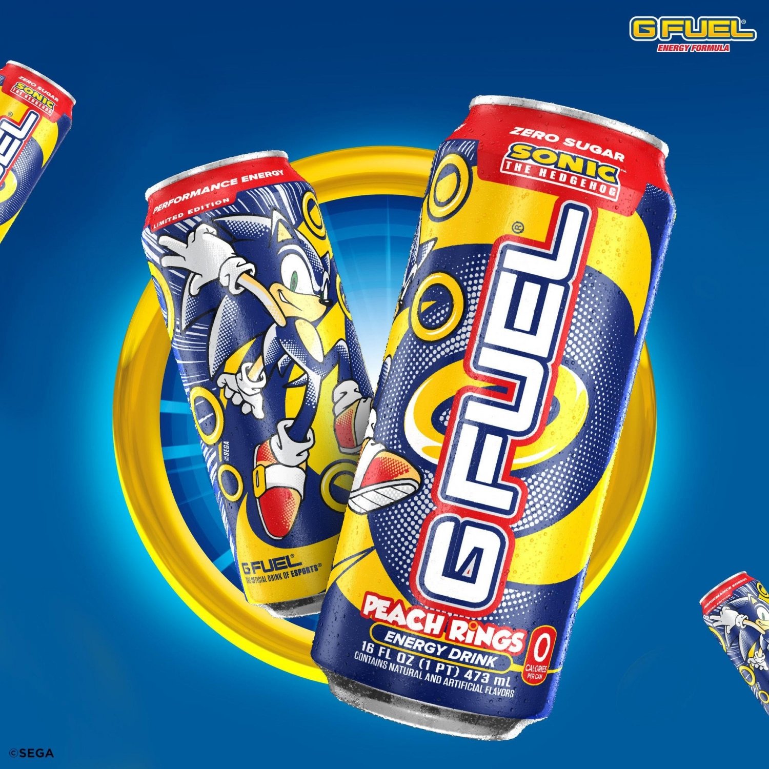 Sonic The Hedgehog's new G FUEL energy drink makes you go FAST