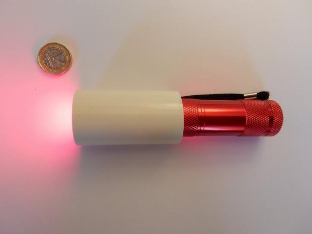 Open enlarged image You can slow down declining eyesight by looking into this color light