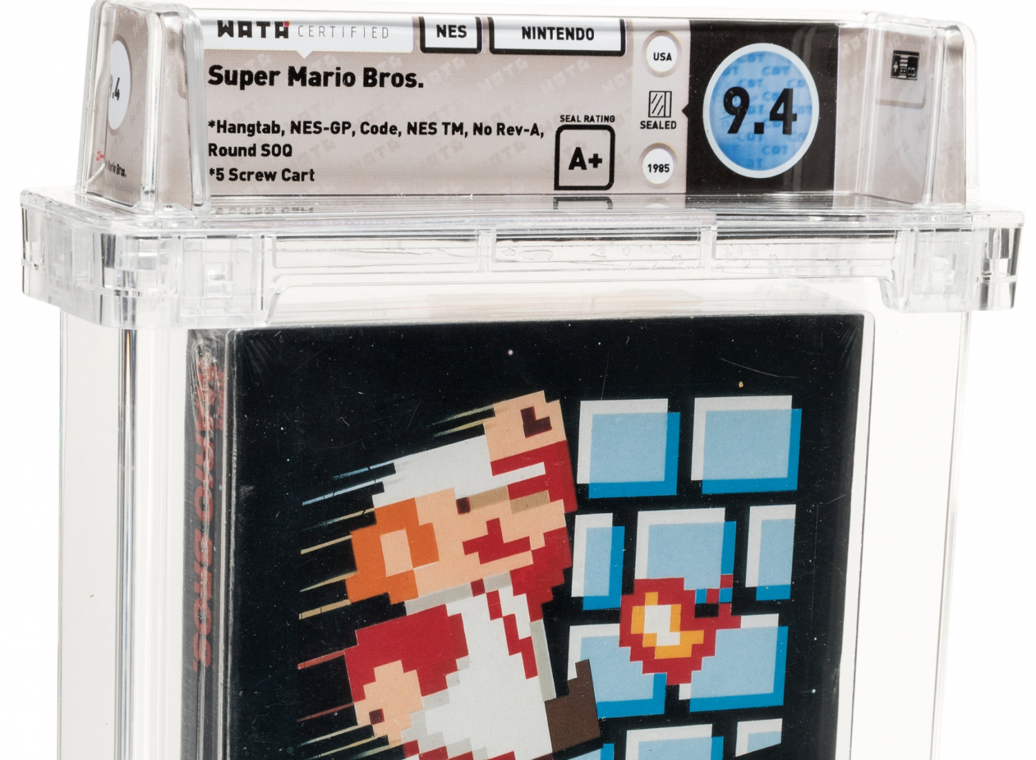Mint 9.4 grade Super Mario Bros. NES game sells for $114,000 | TweakTown