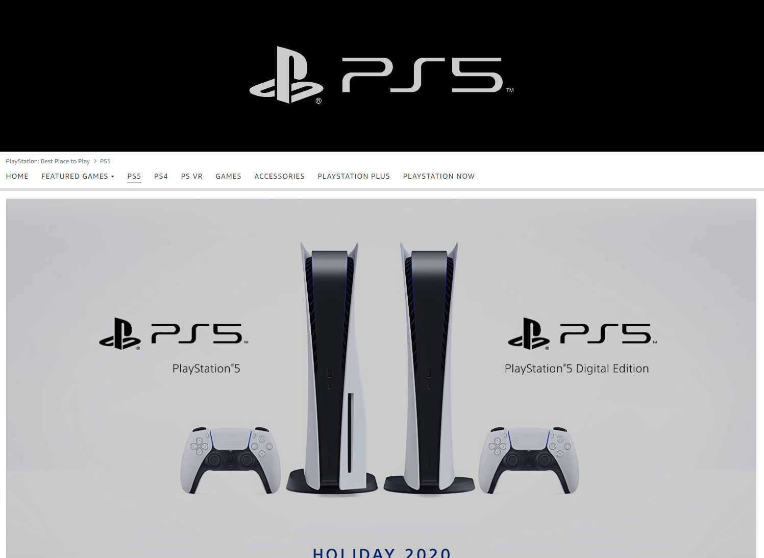 playstation 5 pre order available now