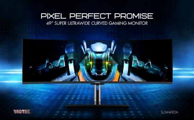 Open enlarged image Viotek's new 49-inch monitor: 5120 x 1440 at 120Hz for $979