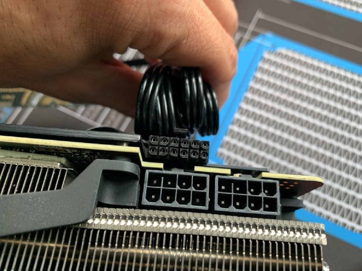 NVIDIA #39 s new 12 pin connector is SUPER small on GeForce RTX 30 series