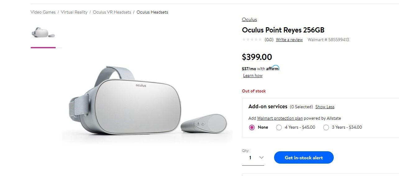 cheapest standalone vr headset