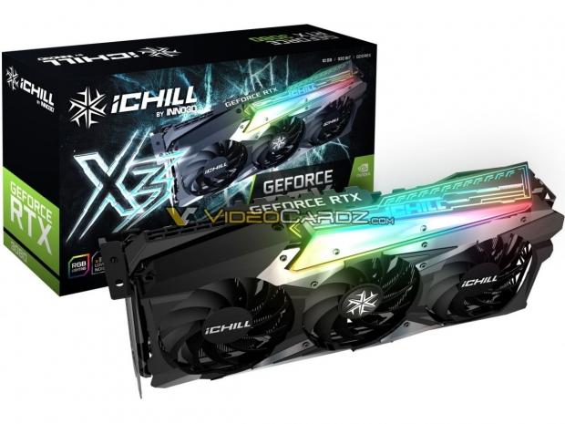 Inno3D's new GeForce RTX 3090 iChill X4 spotted, has 4 fans (!!!)