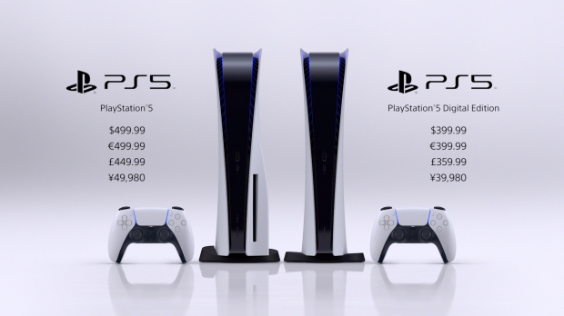 Sony confirms PlayStation 5 price: $399 digital, $499 standard