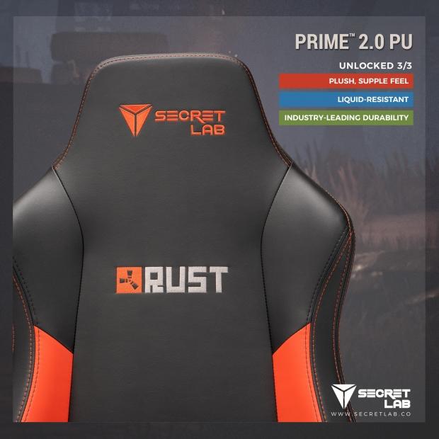 Secretlab announces official Rust Edition chair also an in game chair