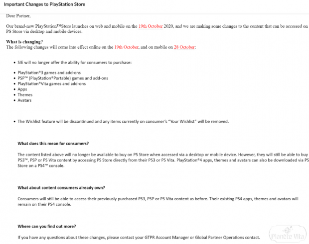PlayStation Store on web and mobile to stop selling PS3, PSP and Vita games  this month