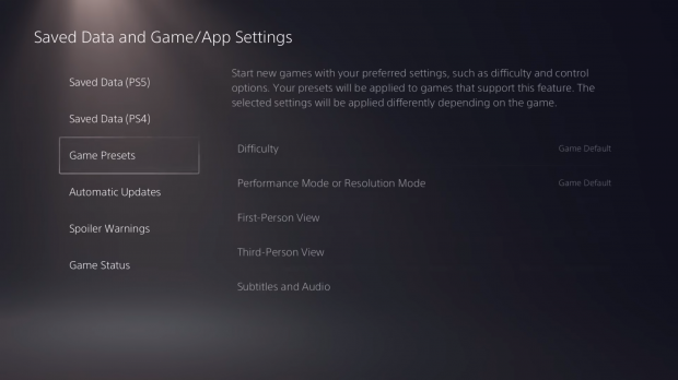 playstation resolution settings