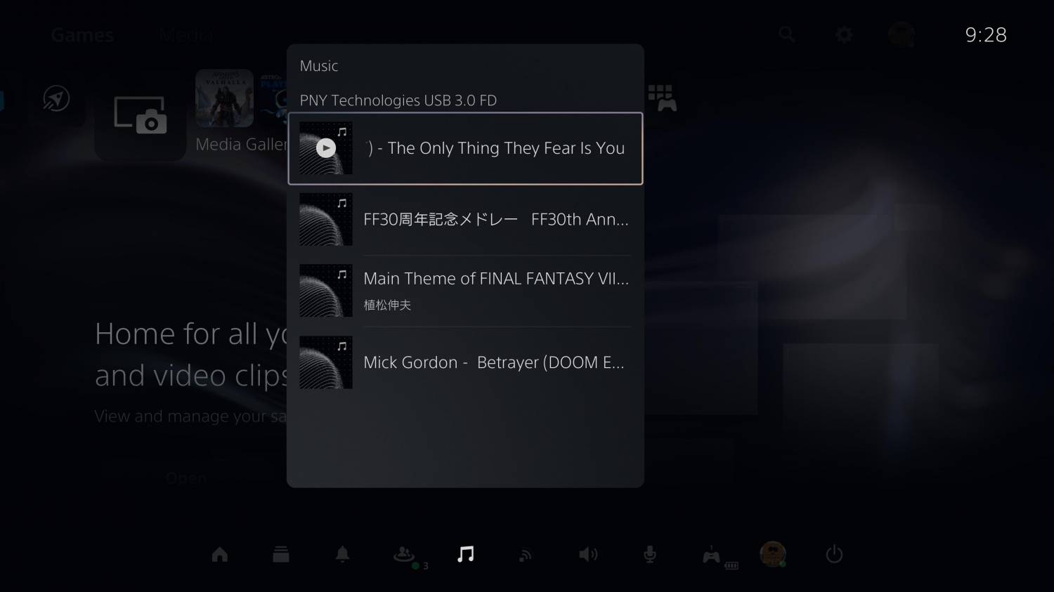 PS5 - Lire des films et Musics via une Clé USB 