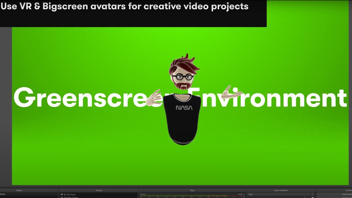 Bigscreen' Expands Platform for Creators with New Green Screen Environment