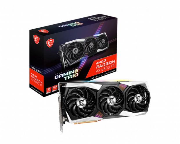 Open enlarged image MSI reveals Radeon RX 6800 XT GAMING X TRIO, boosts up to 2285MHz