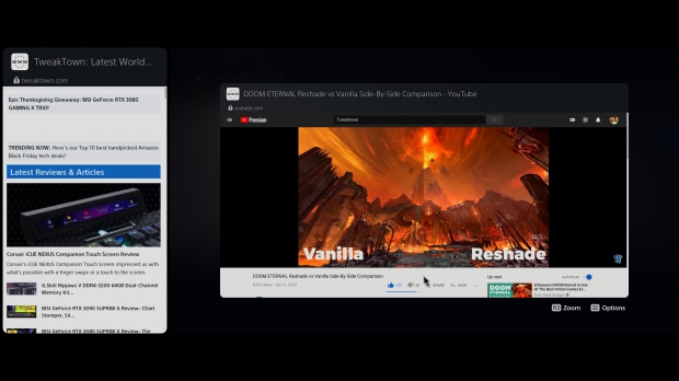 Open enlarged image PS5 lets you watch YouTube as you play games on the same screen