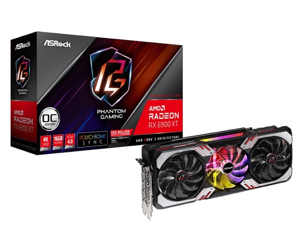 Open enlarged image ASRock unveils Radeon RX 6900 XT Phantom Gaming D OC graphics card