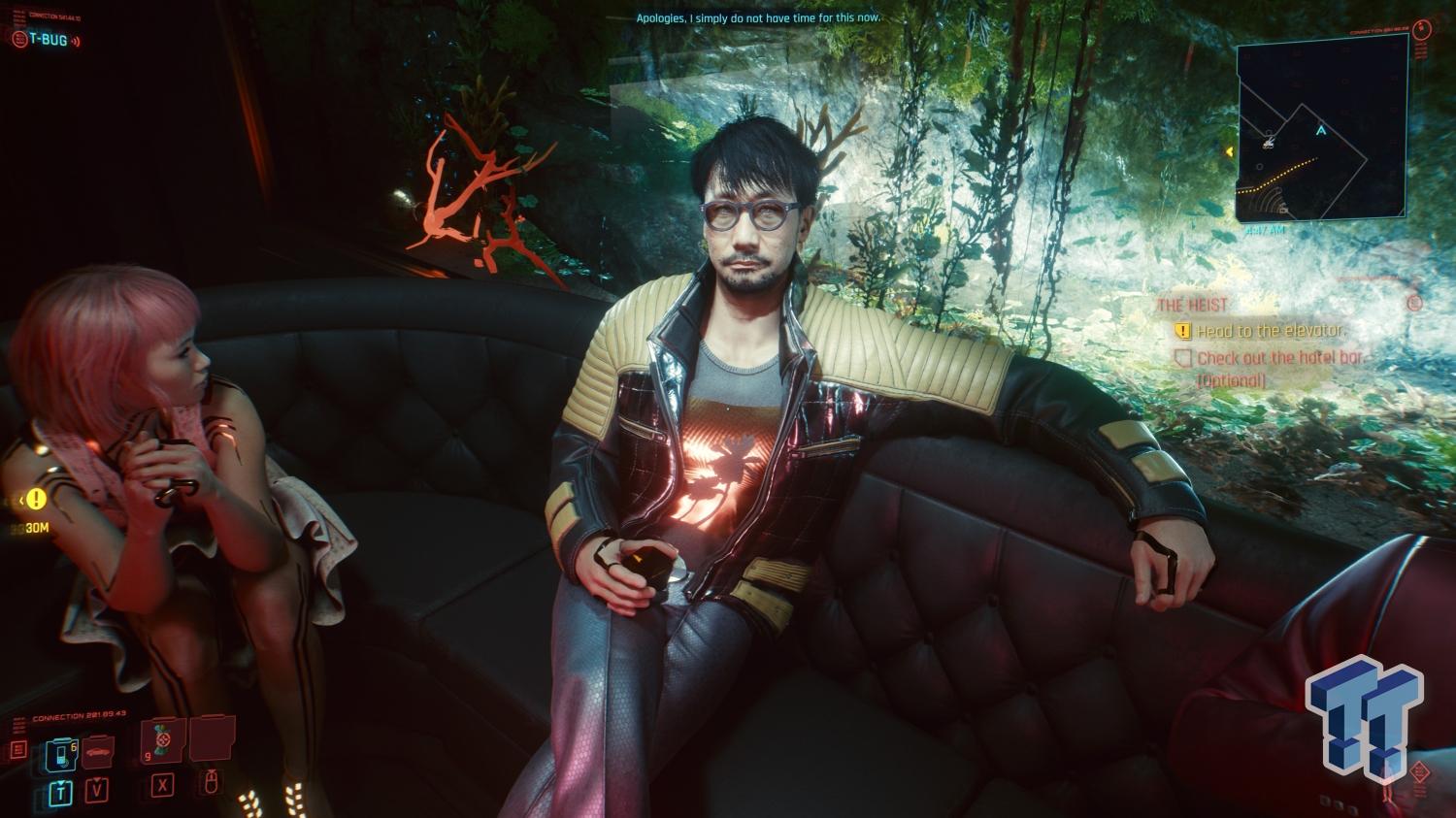Hideo Kojima makes a cameo appearance in Cyberpunk 2077