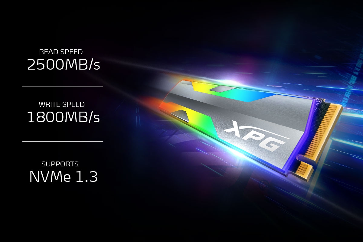 Xpg Spectrix Sg M 2 Ssd 2 5gb Sec Reads With Slick Rgb Stylin Tweaktown