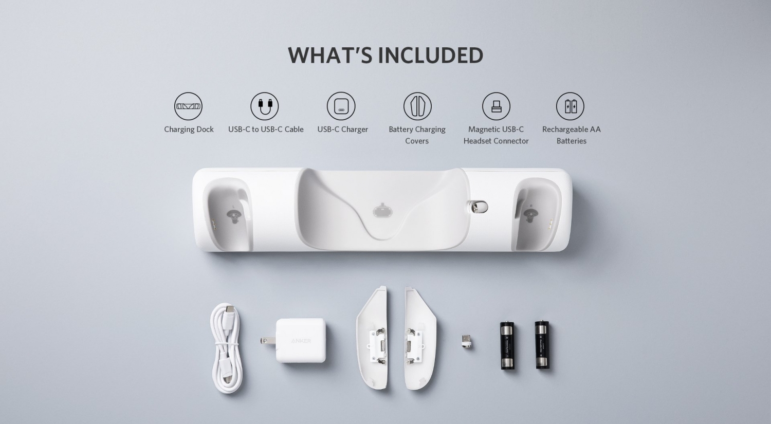 Anker just released a magnetic charge dock for Oculus Quest 2