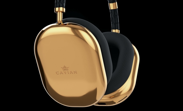 These pure gold custom AirPods Max headphones cost 100 000