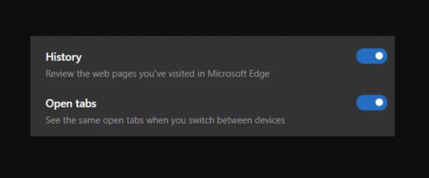 Microsoft's Edge browser gets History and Tab Sync features in 2021 02