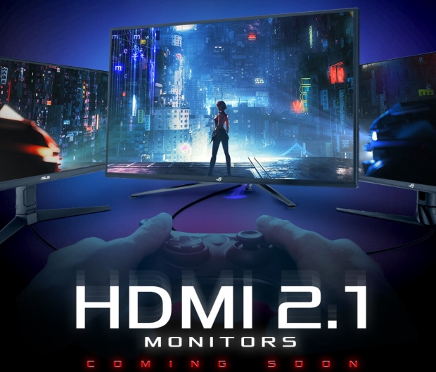 Open enlarged image ASUS says its ROG gaming monitors with HDMI 2.1 are 'coming soon'