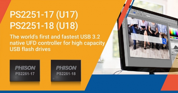 Phison's new U18 controller brings 1.9GB/sec speeds to USB-C drives 35 Phison's new U18 controller brings 1.9GB/sec speeds to USB-C drives 35