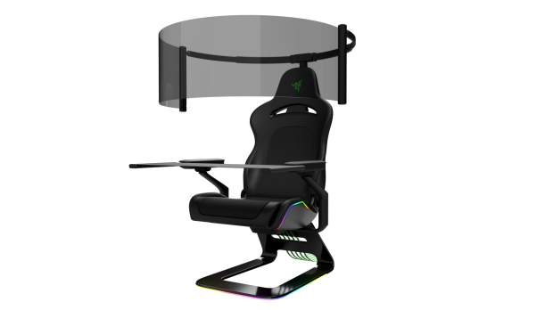 Razer's new gaming chair wraps you inside of 60-inch rollable OLED 01 Razer's new gaming chair wraps you inside of 60-inch rollable OLED 01