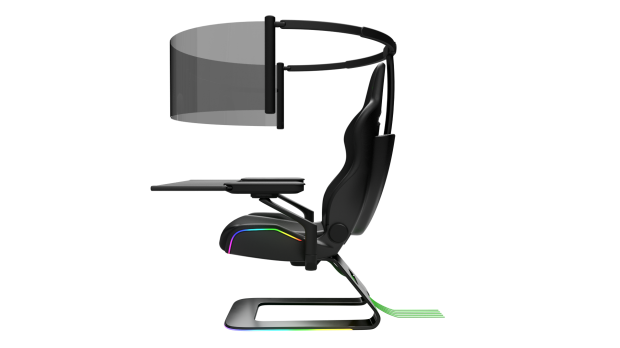 Razer's new gaming chair wraps you inside of 60-inch rollable OLED 02 Razer's new gaming chair wraps you inside of 60-inch rollable OLED 02