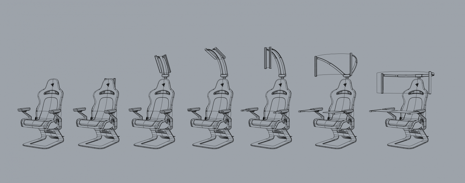 Razer S New Gaming Chair Wraps You Inside Of 60 Inch Rollable Oled Tweaktown