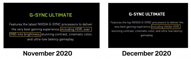 NVIDIA edits G-SYNC ULTIMATE requirement, removes 1000 nits brightness 02 NVIDIA edits G-SYNC ULTIMATE requirement, removes 1000 nits brightness 02