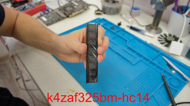 Check out this GeForce RTX 2070, modded from 8GB to 16GB of GDDR6 03