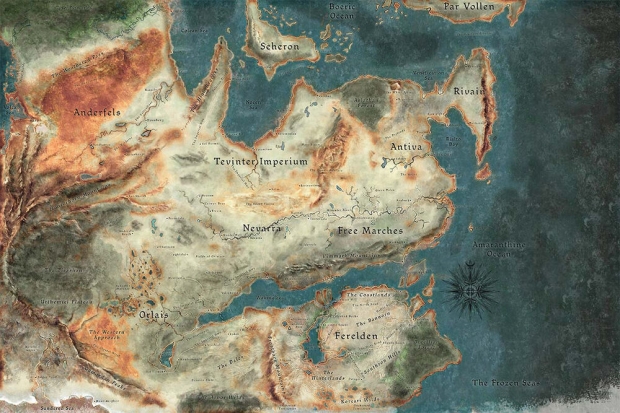 Dragon Age 4's mainland setting confirmed, map may rival Inquisition 344 Dragon Age 4's mainland setting confirmed, map may rival Inquisition 344