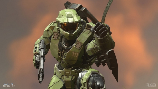 Open enlarged image New mystery Halo Infinite equipment can send players flying off maps