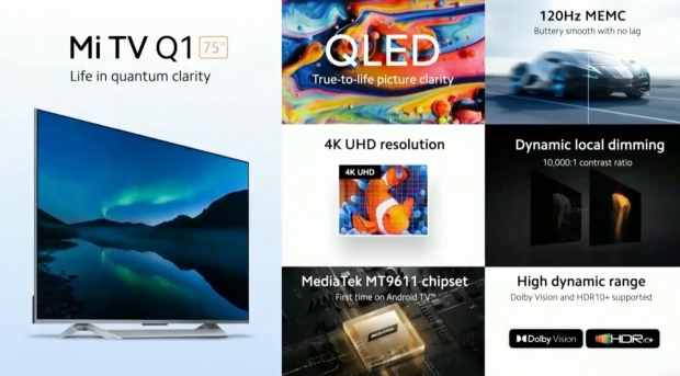 Xiaomi reveals new 75-inch 4K 120Hz QLED TV with HDMI 2.1 connectivity