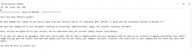 CD PROJEKT RED hacked: Cyberpunk 2077 + Witcher 3 source code taken 13