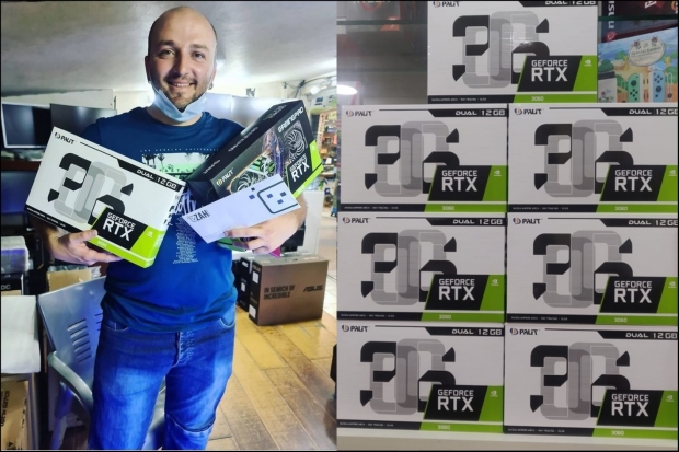 Open enlarged image Scalpers selling unreleased GeForce RTX 3060 for $750, costs $330