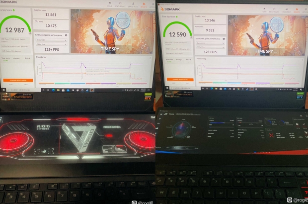 ASUS ROG Zephyrus Duo 15 user flashes vBIOS, makes its RTX 3080 faster 01