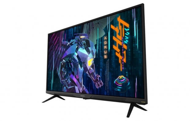 GIGABYTE AORUS FV43U: 43-inch 4K 144Hz gaming monitor with HDMI 2.1