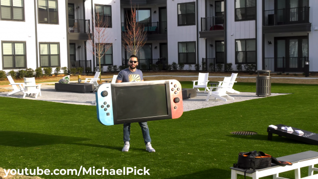 World's largest Switch: 650% bigger, full 4K TV display, weighs 65lbs 343
