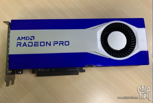 Open enlarged image AMD's new Radeon PRO with Navi 21 GPU + 16GB GDDR6 memory spotted