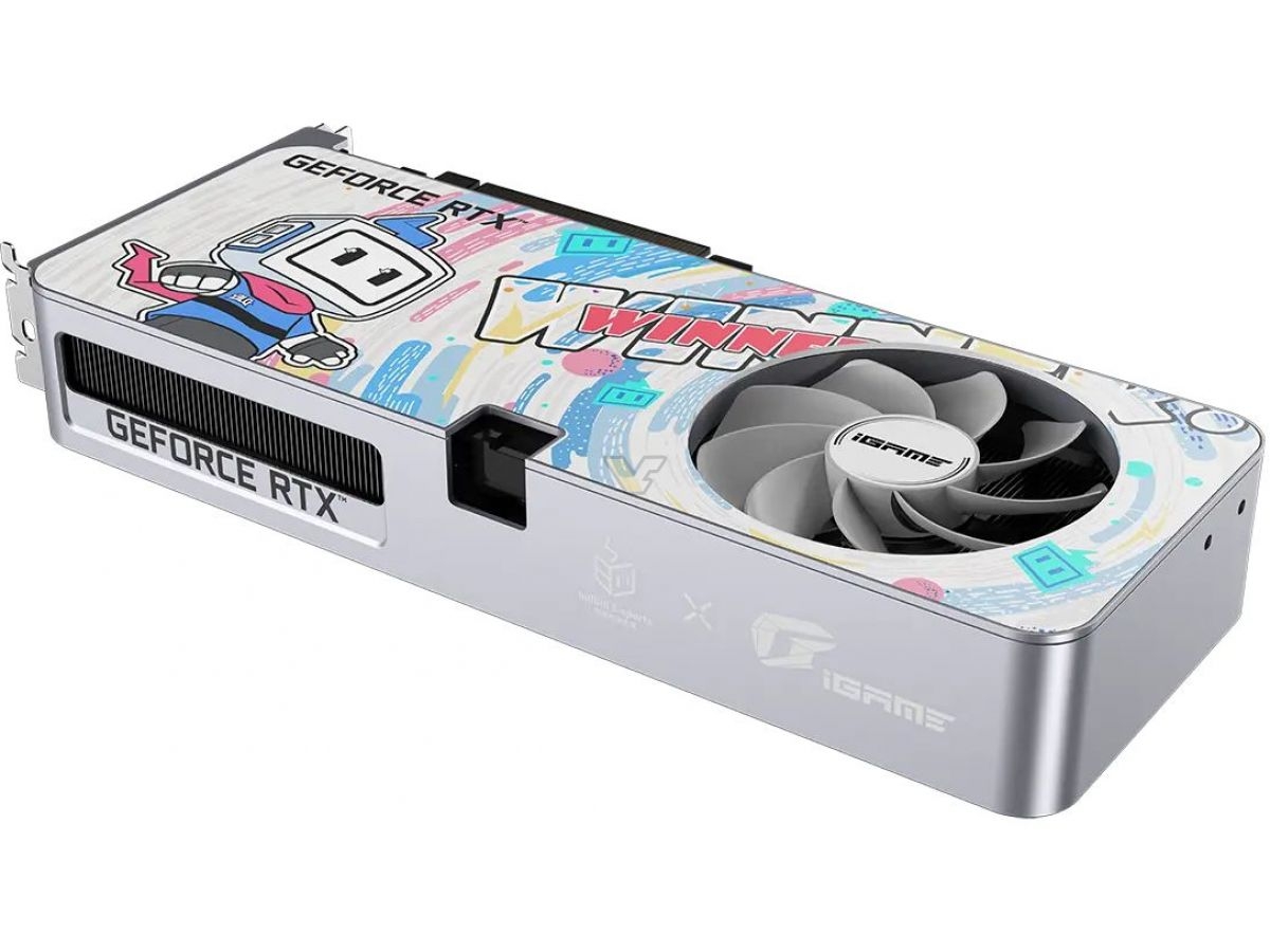 COLORFUL iGame GeForce RTX 3060 Bilibili: fans on BOTH sides of card