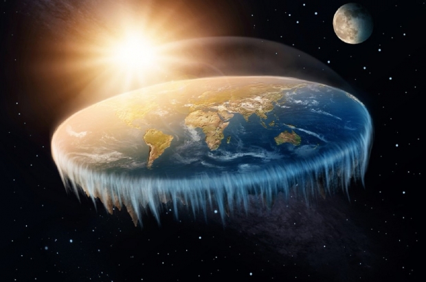 Open enlarged image Flat Earth theory was debunked 2,000 years ago, explains Carl Sagan
