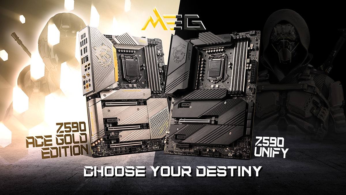 MSI MEG Z590 ACE Gold Edition has 24K gold heat sink, just MSI MEG Z590 ACE Gold Edition has 24K gold heat sink, just