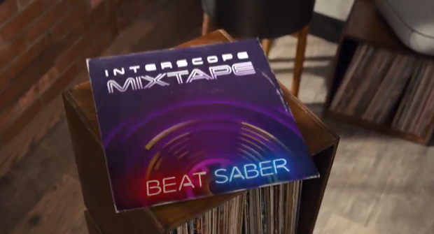 This is probably the track list for the Beat Saber Interscope Mixtape