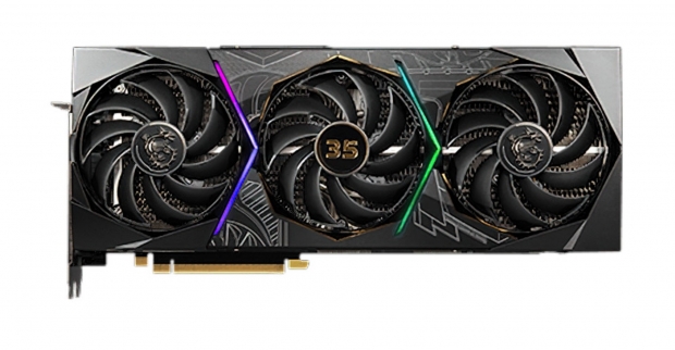 Open enlarged image MSI leaks its own GeForce RTX 30 SUPRIM 35th Anniversary Edition card