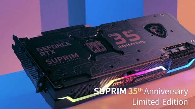 MSI reveals GeForce RTX 3090 SUPRIM 35th Anniversary Limited Edition
