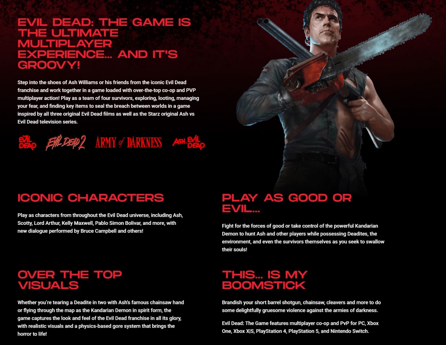 Evil Dead: The Game for PlayStation 5