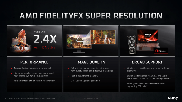 Open enlarged image AMD's new FSR tech is here, supported with latest Radeon 21.6.1 driver