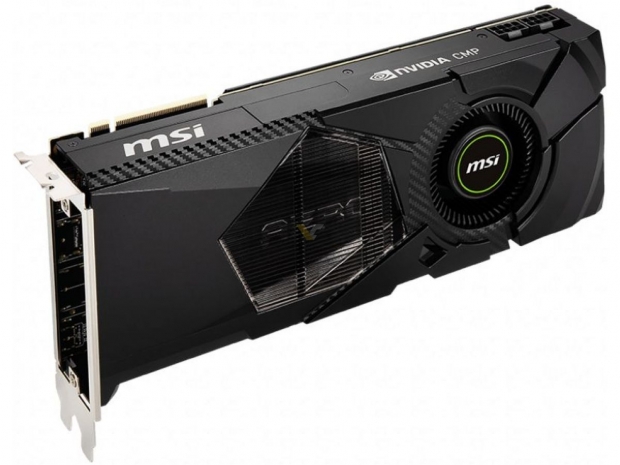 MSI's new CMP 50HX MINER GPU: 3584 CUDA cores, 10GB GDDR6 memory