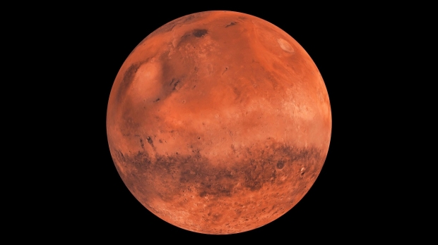 Open enlarged image NASA drops awesome 3D photo of Martian surface with small helicopter