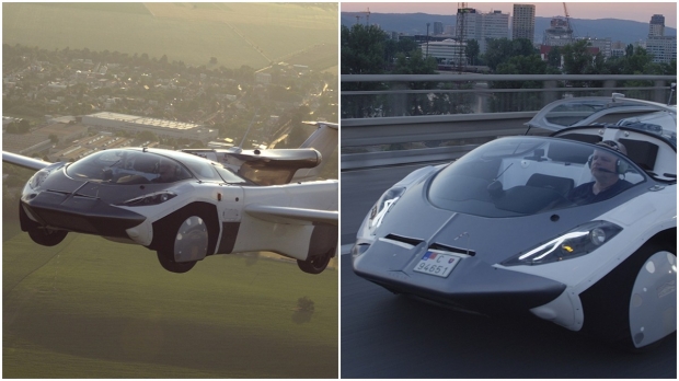 Open enlarged image This car is road-legal and takes passengers on city-to-city flights